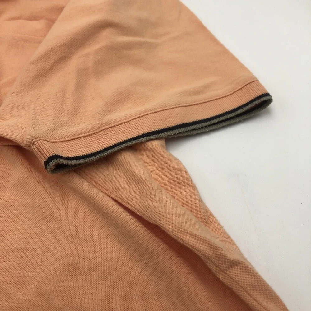 Munsingwear Mens Polo Shirt Orange Creamsicle Color Size‎ Large Chest Pocket
